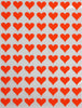 Color Heart Stickers 1/2" inch 13mm
