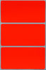 Rectangular stickers 4 x 2 inch Neon colors 102mm x 51mm