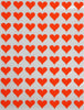 Valentines Day 1/2 Inch Heart Stickers 13mm