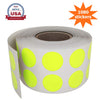 Dot stickers ½ inch Rolls 13mm Color coding labels