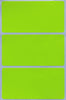 Rectangular stickers 4 x 2 inch Neon colors 102mm x 51mm