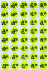 Price Dot Stickers 3/4 Inch Neon Color Labels 19mm