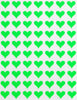 Valentines Day 1/2 Inch Heart Stickers 13mm