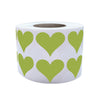 Heart Stickers 3/4 inch Label Rolls 19mm