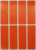 Rectangular stickers 3 x 1 inch classic colors 76mm x 25mm