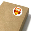 Decorative 1.5” Colorful Owl Stickers