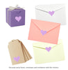 Heart Stickers 3/4 inch Label Rolls 19mm