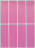 Rectangular Stickers 3 x 1 inch Pastel Colors 76mm x 25mm