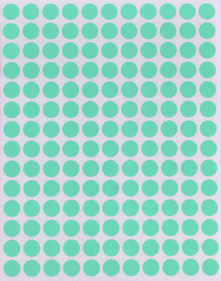 Dot stickers 3/8 inch Pastel Colors 10mm
