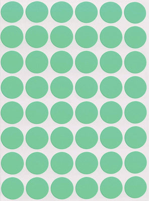 Dot stickers 11/16 inch Pastel colors 17mm