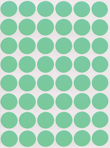Dot stickers 11/16 inch Pastel colors 17mm