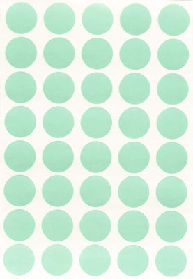Dot stickers 11/16 inch Pastel colors 19mm