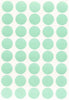 Dot stickers 11/16 inch Pastel colors 19mm