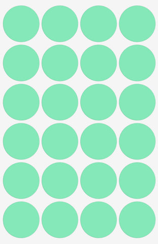 Dot stickers 1 inch Pastel Colors 25mm