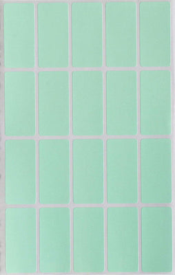 Rectangular stickers 1.57 x 0.75 inch Pastel colors 40mm x 19mm