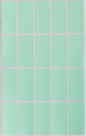 Rectangular stickers 1.57 x 0.75 inch Pastel colors 40mm x 19mm