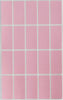 Rectangular stickers 1.57 x 0.75 inch Pastel colors 40mm x 19mm