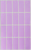 Rectangular stickers 1.57 x 0.75 inch Pastel colors 40mm x 19mm