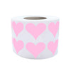 Heart Stickers 3/4 inch Label Rolls 19mm