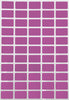 Rectangular stickers 1 x 0.625 inch classic colors 25.5mm x 16mm