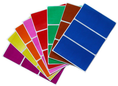 Rectangular Stickers Peel and Stick 4 x 2"
