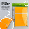 Rectangular stickers 4 x 2 inch classic colors 102mm x 51mm