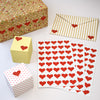 Heart Glitter Stickers 3/4"x 3/4"