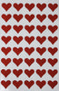 Heart Glitter Stickers 3/4"x 3/4"