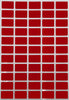 Rectangular stickers 1 x 0.625 inch classic colors 25.5mm x 16mm
