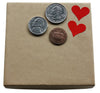 Heart Stickers 3/4 inch Label Rolls 19mm