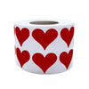Heart Stickers 3/4 inch Label Rolls 19mm