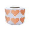 Heart Stickers 3/4 inch Label Rolls 19mm