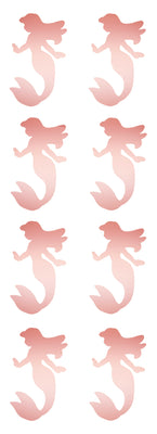 Mermaid Metallic Stickers 2 Inch For Arts And Crafts