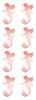 Mermaid Metallic Stickers 2 Inch For Arts And Crafts