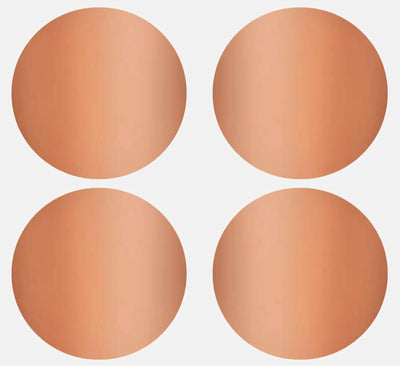 Metallic dot stickers 3 inch labels ( 75mm)