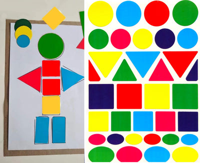 Color Coding Labels Multi Shape Stickers