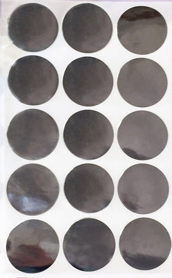 Dot stickers 1.25 inch Metallic colors 32mm
