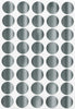 Dot stickers 3/4 inch Metallic colors 19mm