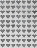 Valentines Day 1/2 Inch Heart Stickers 13mm