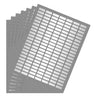 Rectangular Small Labels Printable Stickers for Injket/Laser Printers 1 inch x 0.375 Inch