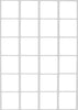 Square Stickers 1 x 1 inch Classic Colors 25mm x 25mm