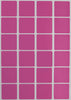 Square Stickers 1 x 1 inch Classic Colors 25mm x 25mm