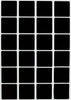 Square Stickers 1 x 1 inch Classic Colors 25mm x 25mm