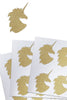 Unicorn Glitter Stickers 2 Inch For Party Supplies, Envelopes and Invitation Seals