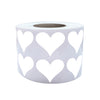 Heart Stickers 3/4 inch Label Rolls 19mm