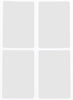 Rectangular stickers 3 x 2 inch Classic colors 7.5 cm x 5 cm