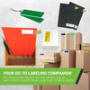 Rectangular stickers 3 x 1 inch Neon colors 76mm x 25mm