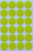 Dot stickers 1 inch classic colors 25mm