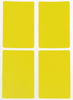 Rectangular stickers 3 x 2 inch Classic colors 7.5 cm x 5 cm