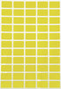 Rectangular stickers 1 x 0.625 inch classic colors 25.5mm x 16mm